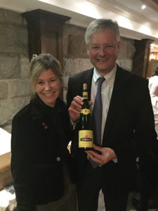 Elisa Wybraniec, Sommelier, Coast Guard House and Jean Trimbach of Trimbach Wines.