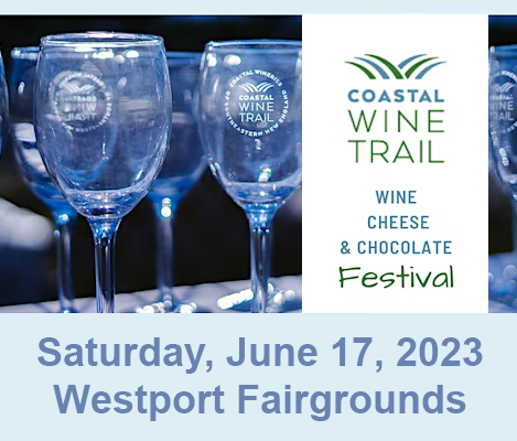 June 17, 2023: Coastal Wine Trail Wine, Cheese & Chocolate Festival