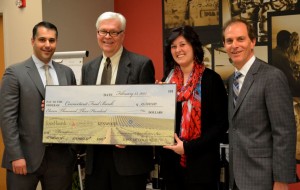 Paul Fede, Regional Manager New England, Pernod Ricard,; Tom Talmadge, Business Manager, CDI; Sarah Morocco, Events and Promotions Manager, Connecticut Food Bank; and Brian Albenze, President, CDI.