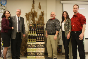 Michelle Yackel, Business Manager, CDI; Doug Ramey, Sales Representative, CDI; Gary Costa, Sales Representative, CDI; Teresa Drew, Trinchero Family Estates Regional Manager; and Dave Unever, Sales Representative, CDI.