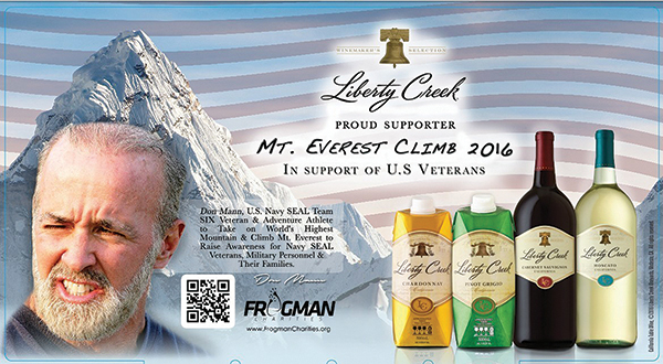 E. & J. Gallo Support Navy SEAL Veteran’s Everest Attempt