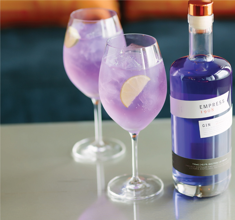 New and Blue: Color-Morphing Empress 1908 Gin