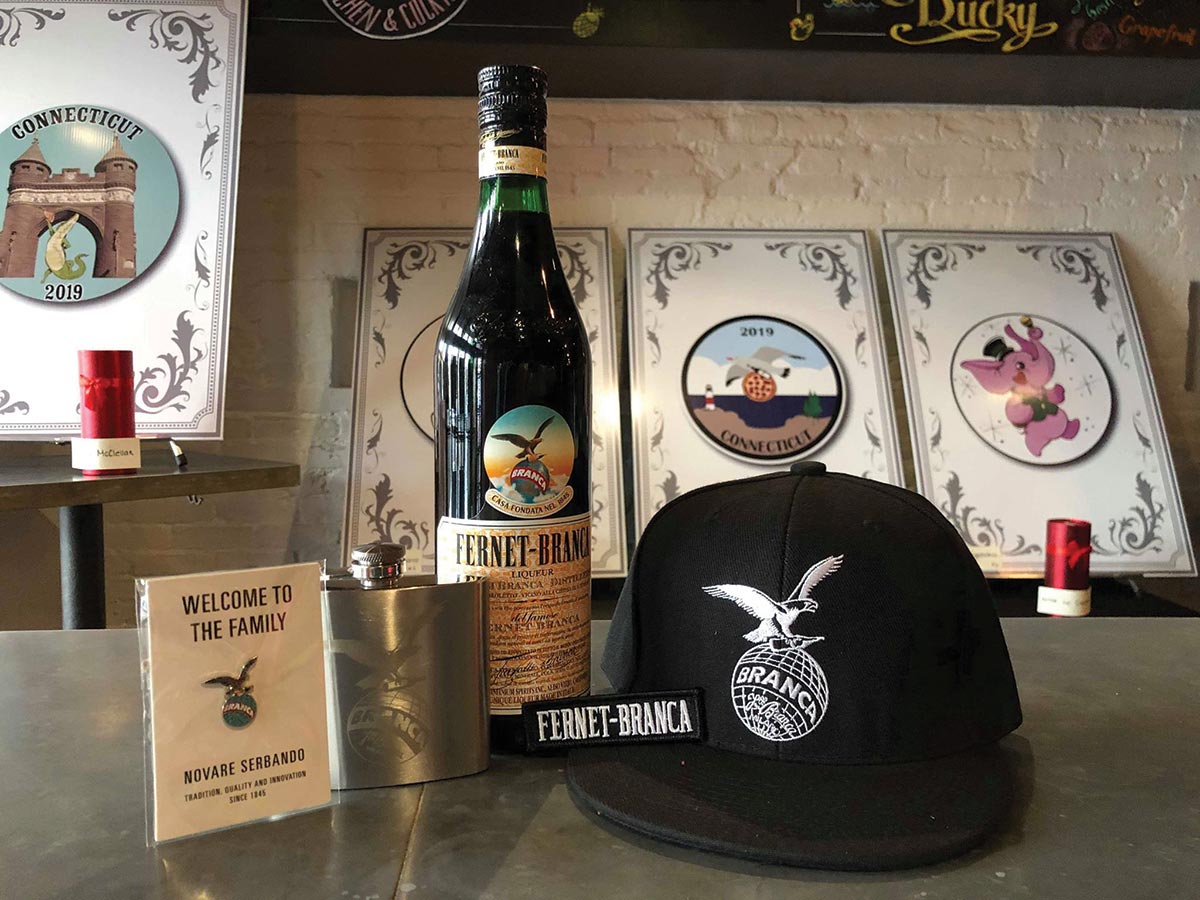 Elm City Social Hosts USBG Fernet-Branca Coin Art Gala