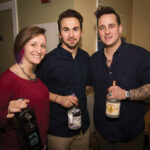 Kelly McCarthy, Brand Development Manager, Anchor Distilling Co.; Ryan Cunningham, Fluke Wine Bar and Kitchen; and Corey J. Hayes, Bar Manager, Fluke Wine Bar and Kitchen.