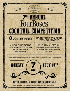 July 10, 2017: Four Roses Cocktail Competition