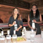 Rayane Azevedo and Sade Owoye representing The Botanist Gin.