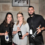 Meg Fanion, Catering Sales Manager, The Hartford Club with Hawthorne Gin; Nadine Gengras, Portfolio and Account Development Manager, Connecticut Distributors, Inc. (CDI) with Nolet’s Dry Gin; Matt Landry, Bartender, Butchers & Bakers with New Amsterdam Gin.