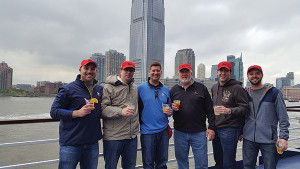 Horizon Beverage staff in New York City celebrating sales accomplishments. 