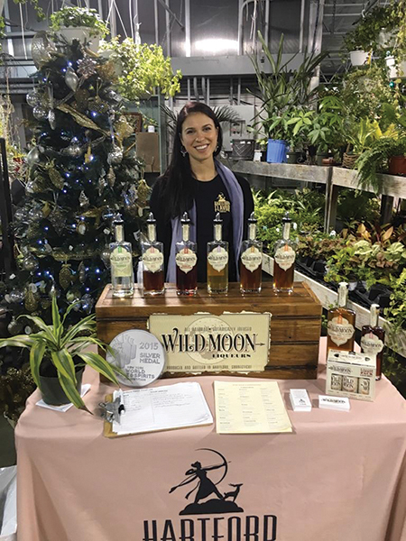 Hilary Brooks of Hartford Flavor Company during the charitable tasting at Smith’s Acres in Niantic.