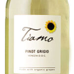 Tiamo Pinot Grigio, an organic of Italy.