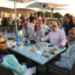 From back row, clockwise: Ashley McCarthy, Pernod Ricard; Alex Thibault, Pernod Ricard; Lauren Sullivan, Pernod Ricard; Joe Morenzi, General Manager, Rhode Island Distributing Co.; Ilesh Patel, Owner, Jamestown Wine & Spirits; Varsha Patel, Owner, Jamestown Wine & Spirits; Beau Hodges, Pernod Ricard.