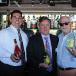 Angelo Culmo, District Manager, Hartley & Parker; Bill Saroka, Wine Director, Hartley & Parker; and Fran Magner, Owner, FX Imports.