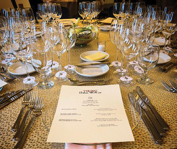 Hotel Viking Dinner Series Features Fine Wines