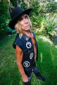 Iggy Pop in signature vest.