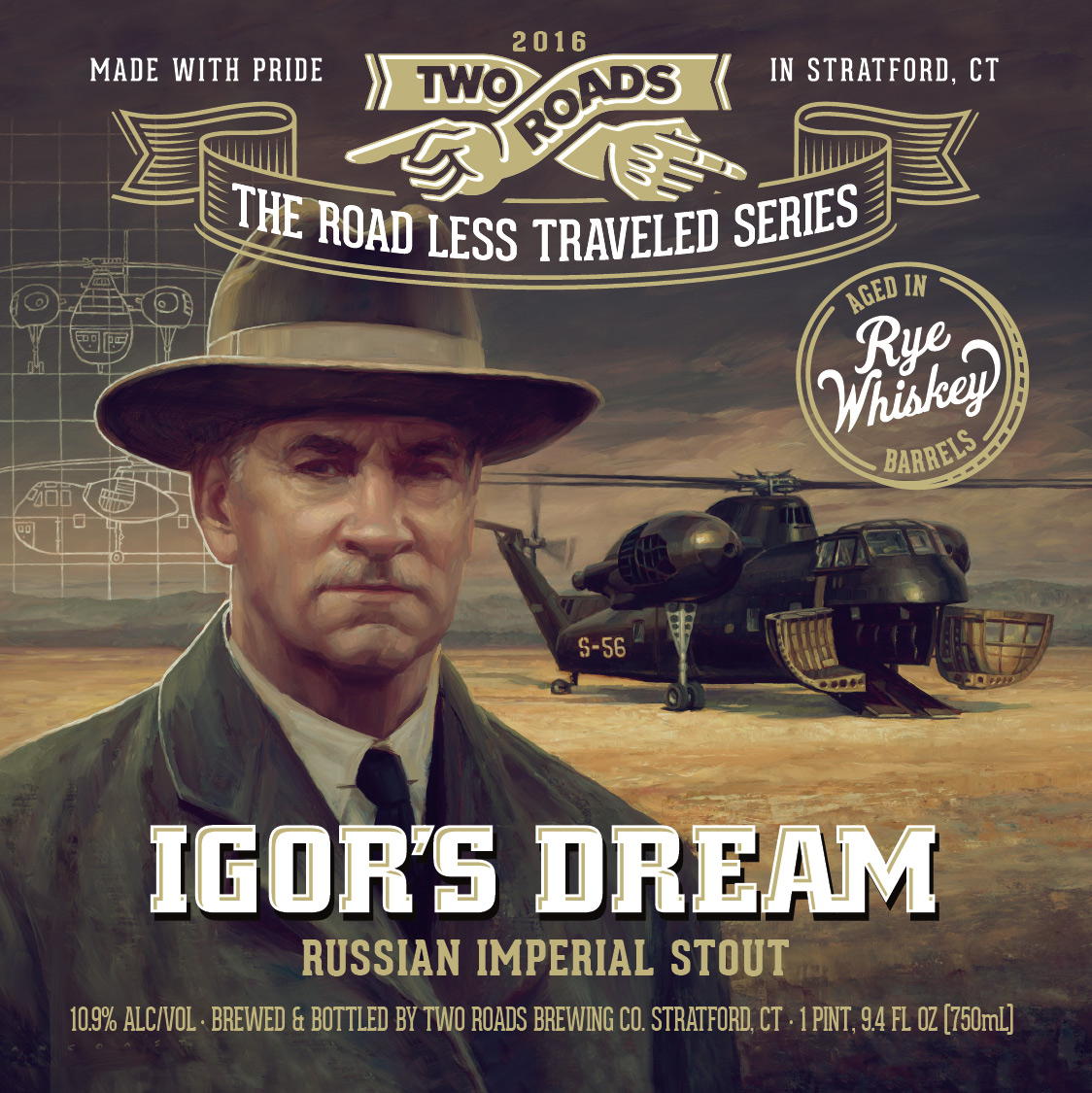 Two Roads Release Brews Honoring Igor Sikorsky