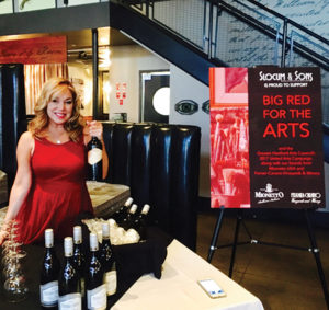 Donna Taylor from Vine Ventures, LLC poured Mionetto USA and Ferrari-Carano Vineyards and Winery for Slocum & Sons.