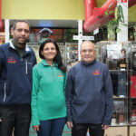 Owners Ilesh and Varsha Patel with Ilesh's father, Raj Patel.