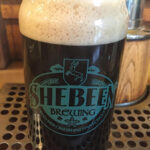 A pint of Shebeen’s Java Pig Stout.