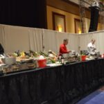 Chefs had 40 minutes to create a dish using two proteins, gluten-free pasta, spirits and or wines from the afternoon tasting.