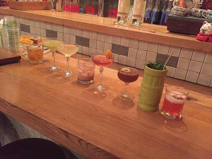 A selection of cocktails during the June 13 competition at Kawa Ni.