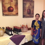 Chu Ngo, Owner, Lan Chi’s Vietnamese Restaurant with Marcia Passavant, Senior Brand Manager, Slocum & Sons. Wines included 2015 Cuvelier Los Andes Malbec Rosé from Argentina, 2014 Ritual Pinot Noir from Chile, 2012 Primus Cabernet Sauvignon from Chile, 2014 Carrau Sauvignon Blanc Sur Lue from Uruguay and a Cleto Chiarli Centenario Lambrusco Amabile from Italy.