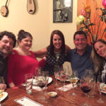 Dinner guests except where indicated: Robert Mola, CSW; Lynn Mola, CSW; Marcia Passavant, Senior Brand Manager, Slocum & Sons; Walter Pastet, CSW; and Renee B. Allen, CSS, CSW, FWS, Director, Wine Institute of New England.