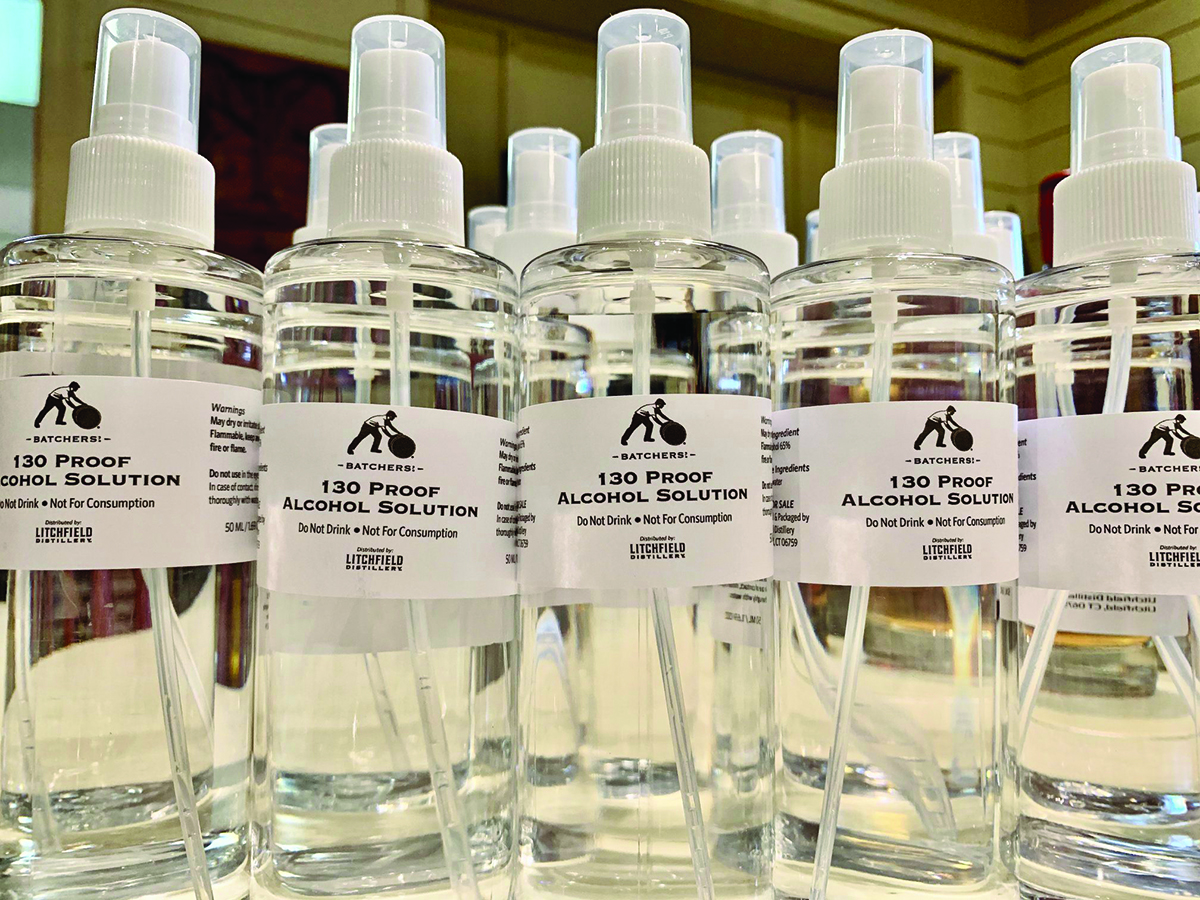 Distilleries in Connecticut Shift Gears to Make Hand Sanitizer