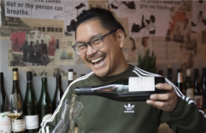 Miguel de Leon,the wine director at Pinch Chinese