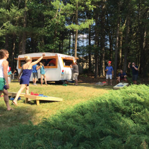 A summer outing featuring The Mobile Pub. 