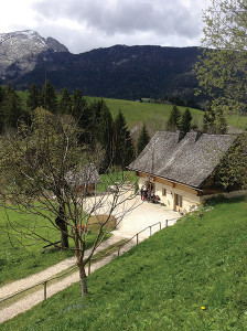 The Chartreuse distillery located in the French Alps.