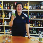 Theresa Malafonte, Public Relations and Events Coordinator, Newport Storm Brewery at Bellevue Wine & Spirits in Newport on June 23.