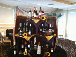 The “Wall of Wine” wine, a silent auction prize.