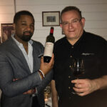 DLynn Proctor, Master Sommelier and Wine Ambassador for Penfolds with William Miller of Harry’s Wine and Liquor in Fairfield.