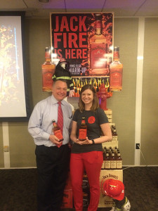 Tom Kachmarck, CT State Manager, Brown-Forman and Audrey Sanders, CT Market Manager, Brown-Forman.