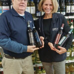 Amity Wines and Spirits’ Tom Purcell, Wine Manager and Lisa Katz, Customer Service on January 27, 2016.