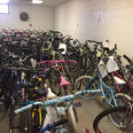 Project Broken Wheel volunteers prepared bikes for the upcoming holiday drive.