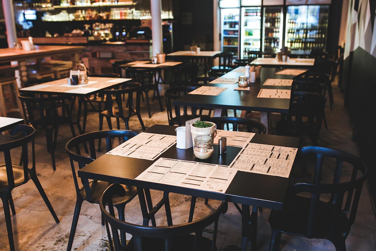 Restaurant Sales Stall in Winter