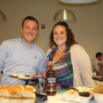 Tim Boynton and Jody Vento, both Sales, Rhode Island Distributing Company, during the lunch.