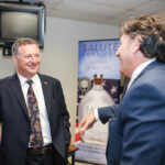 Lieutenant General (Retired) Ray Palumbo and Steve Lentz, General Sales Manager, Brescome Barton.