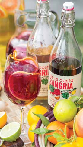 The flip-top closure and real citrus infusion are two points of distinction for California-based De La Costa Sangrias.