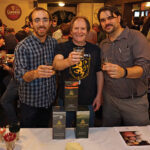 Dan George, Cheesemaker, Cato Corner Farms; Dave Robertson, Owner, Scottish Dave’s Pub; and Kyle Helmstetter, Sales Representative, Allan S. Goodman.