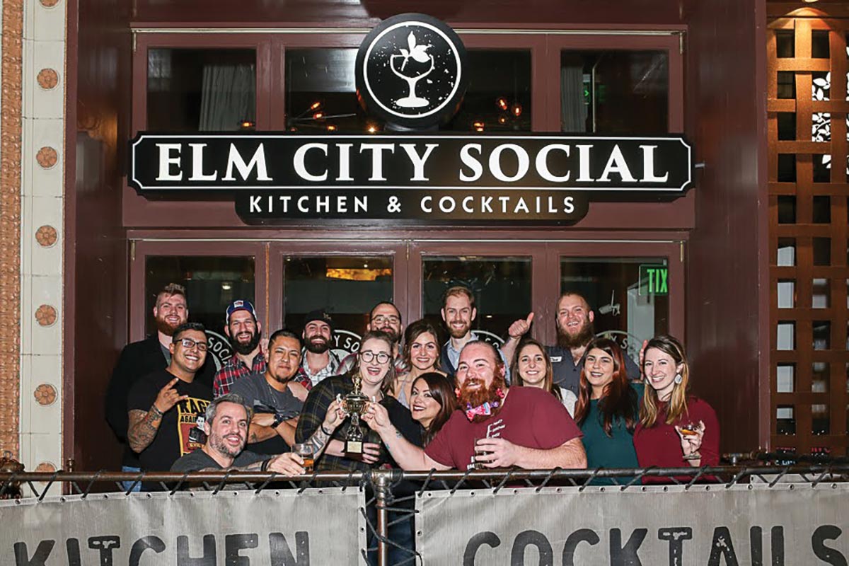 Elm City Social Hosts “Shave the Chef” Bartending Competition