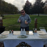 Justin Vale, Brand Ambassador, Shebeen Brewing Co. during Bourbon, Brews and Blues at The Point on 183 at Jewett City in May.