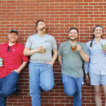 Shebeen Brewing Company’s Justin Vale, Brand Ambassador; Jon MacDonald, Fulfillment Manager; Nick Renna, Taproom Manager; and Alyssa Dombroski, Marketing and Events Coordinator.