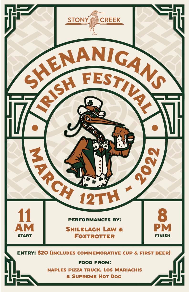 March 12, 2022: Shenanigans Irish Festival