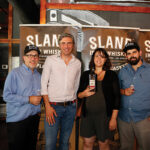 Frank Martucci, Director of Beverage Operations, Twin River Casino; Alex Conyngham, Owner, Slane Irish Whiskey; Jen Davis, President, USBG RI; Ben Terry, Treasurer, USBG RI.