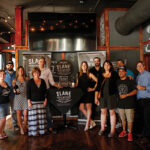 Kristine Dunphy, USBG RI Chapter Member; Ben Terry, Treasurer, USBG RI; Kristen Cubicciotti, Market Manager MA/RI, Brown-Forman; Thomas Dellanno, Twin River Casino; Alex Conyngham, Owner, Slane Irish Whiskey; Jessica Kelly, Team Whiskey Boston, Brown-Forman Brand Champion; Phil Stafford, USBG RI, Chapter Member; Jen Davis, President, USBG RI; Marco Meza, USBG RI Chapter Member and Bartender, The Black Sheep; Thomas Dellanno, Twin River Casino; Frank Martucci, Director of Beverage Operations, Twin River Casino.