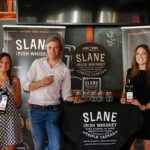 Kristen Cubicciotti, Market Manager MA/RI, Brown-Forman; Alex Conyngham, Owner, Slane Irish Whiskey; Jessica Kelly, Team Whiskey Boston, Brown-Forman Brand Champion.