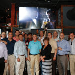 Conyngham, in the middle, with guests during the Slane launch event at The Black Sheep.