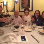 William Miller, Owner, Harry’s Wine & Liquor Market, Fairfield; Dr. Martin Krauthamer, wine enthusiast; Jaculin Day Bronz, wine enthusiast; Marcia Passavant, Senior Brand Manager, Slocum & Sons; Katie Schoen, Fairfield County Sales Representative, Slocum & Sons. The dinner was paired with a 2014 Veramonte Sauvignon Blanc, 2014 Ritual Pinot Noir, 2013 Veramonte Carmenere, 2010 Neyen Espirtu de Apalta and a 2013 Primus Blend.